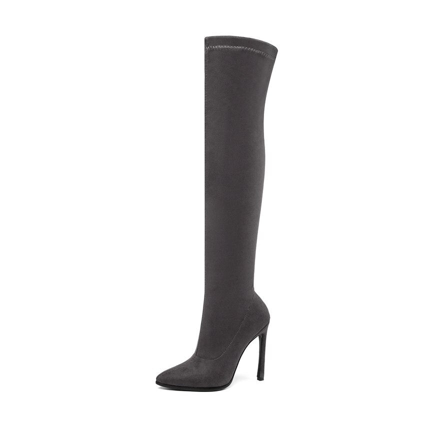 Sianks - Night Owl Thigh High Boots